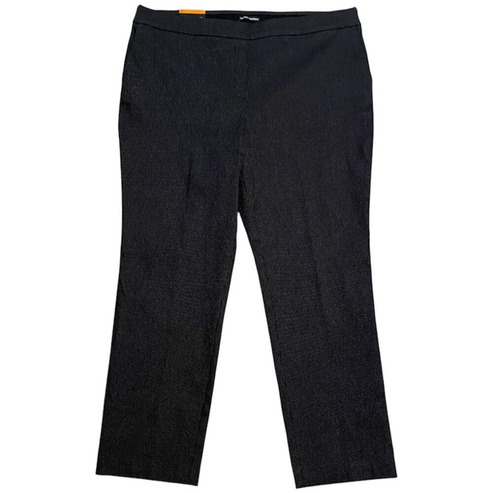 Hilary Radley Pull On Mid Rise Tummy Control Slim Leg Work/Career Pants XXL